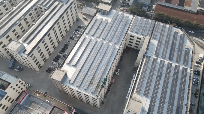 并網(wǎng)太陽能系統(tǒng) 650KW